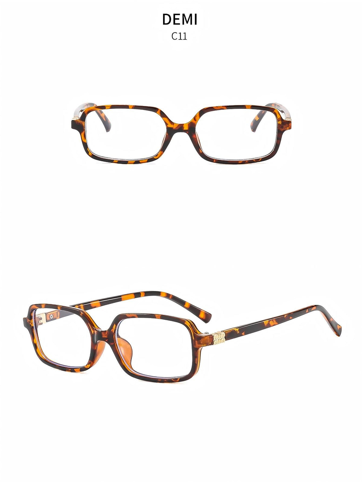Kleine quadratische Sonnenbrille