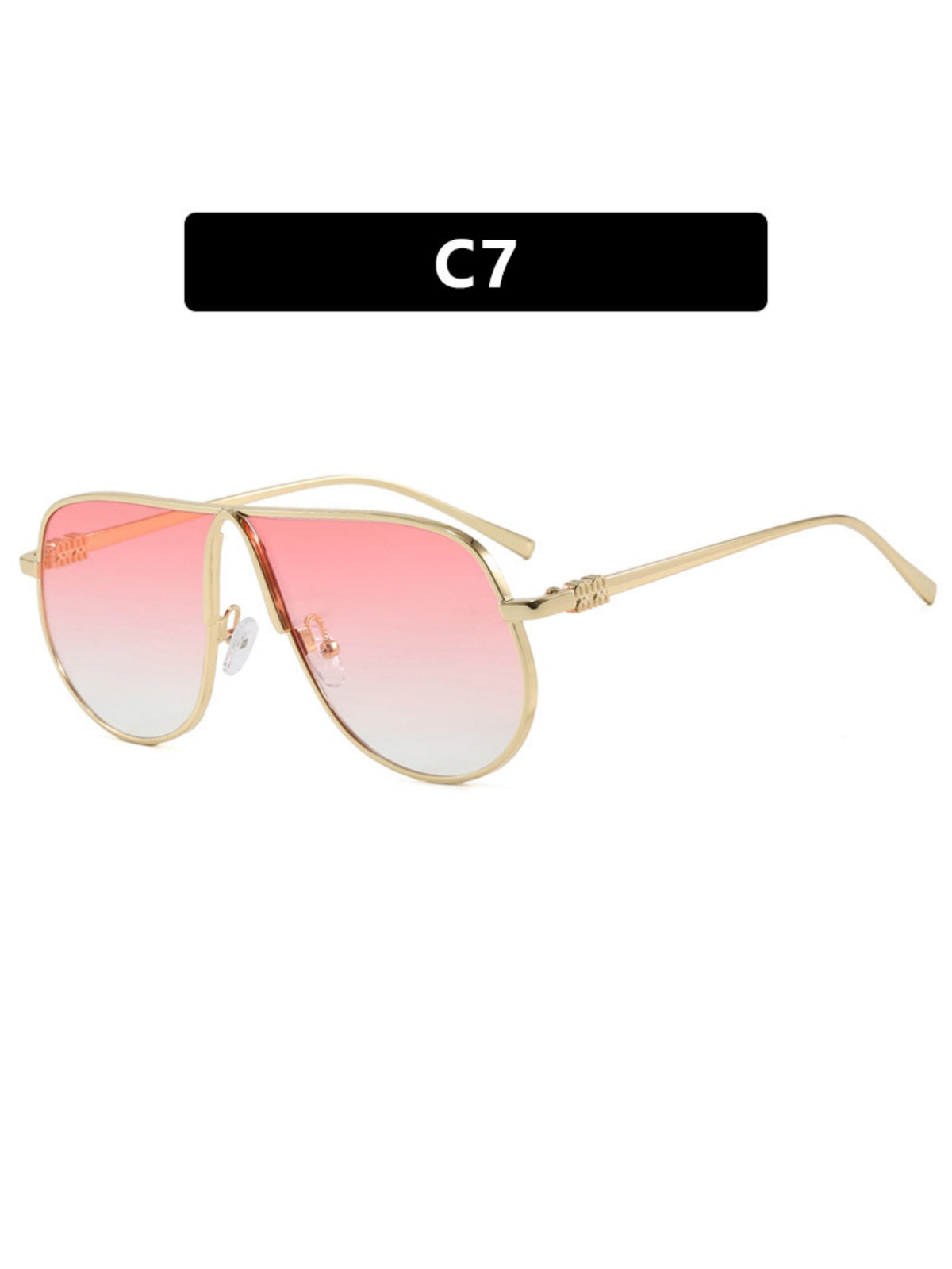 Full-rimmed Aviator Sunglasses