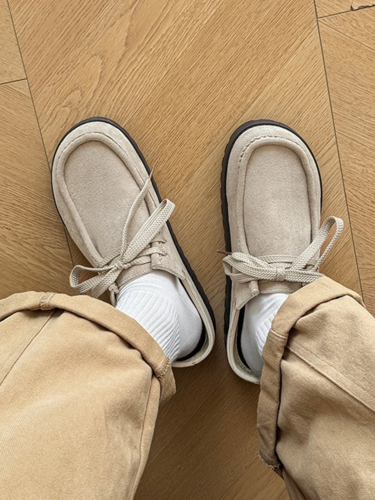 Suede Birkenstock Lace-up Closed-toe Slippers
