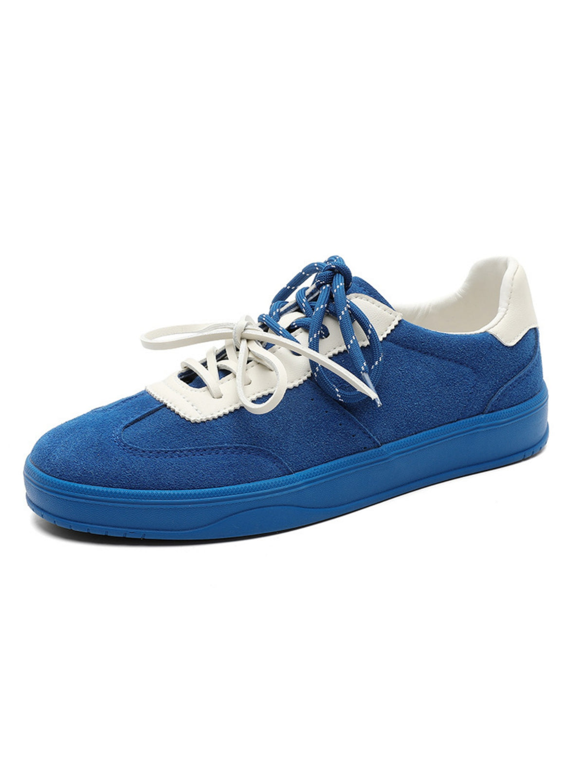 German Training Retro Color-blocked Lace-up Sneakers