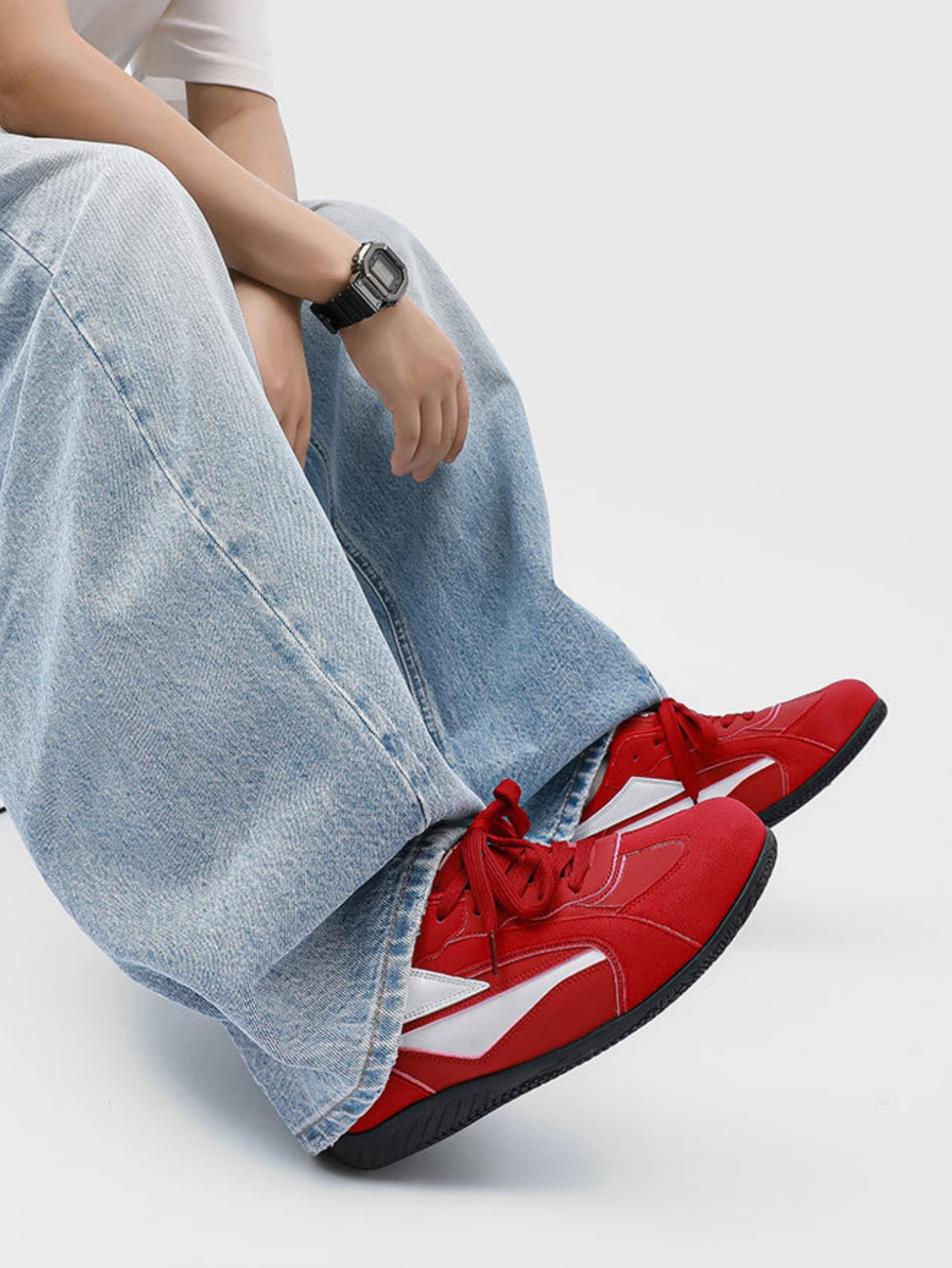 Color-blocked German Training Casual Shoes