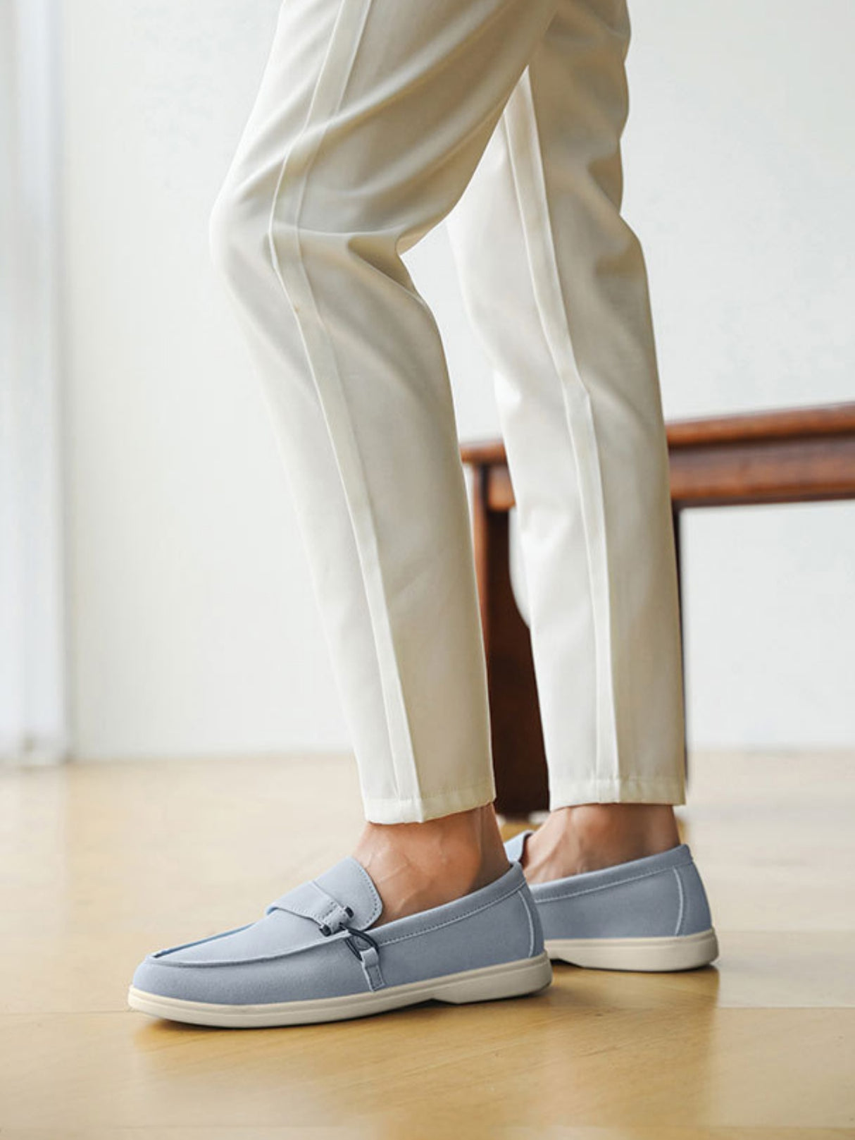 Suede Slip-on Loafers