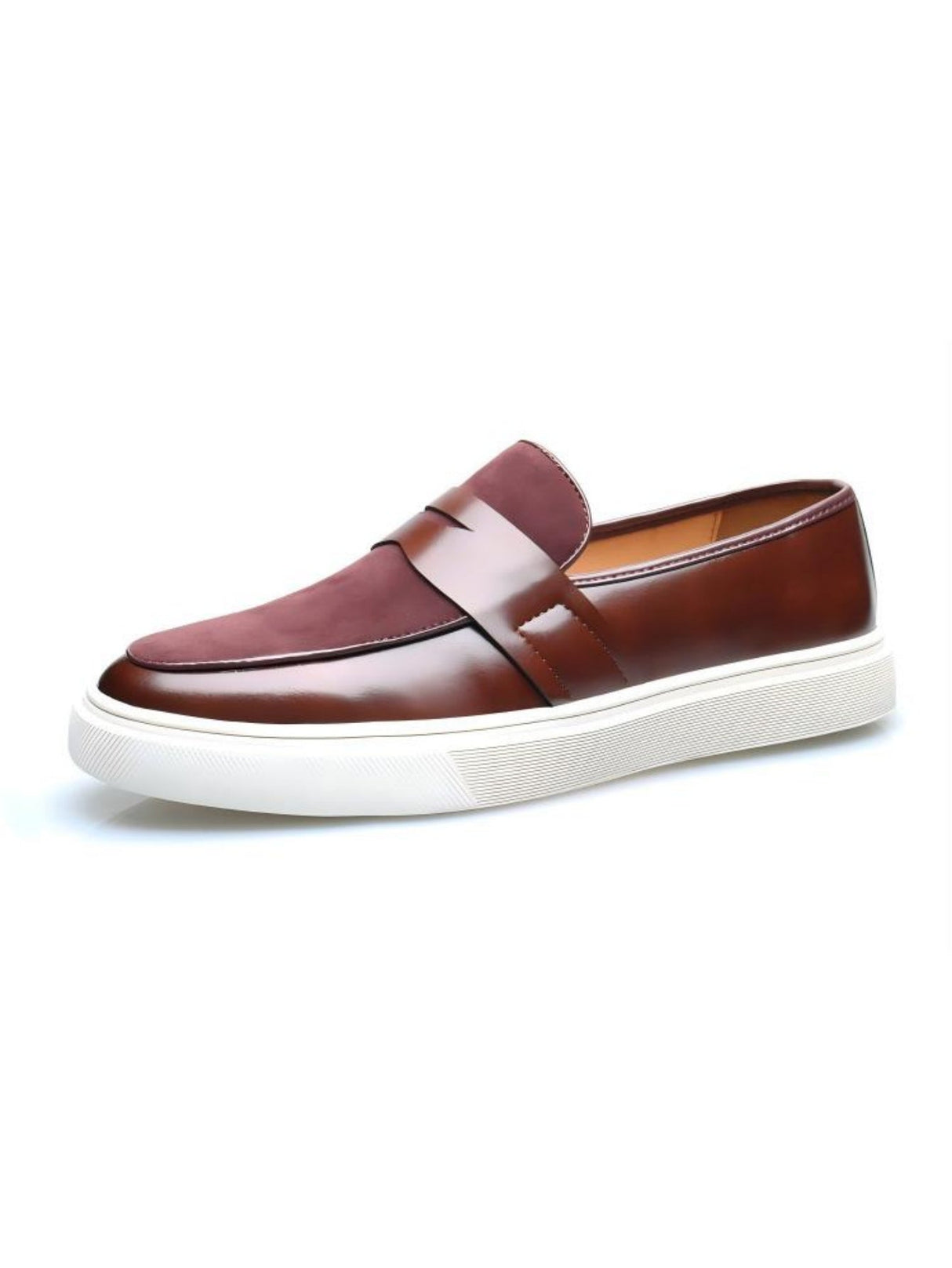 Spliced Slip-on Loafers