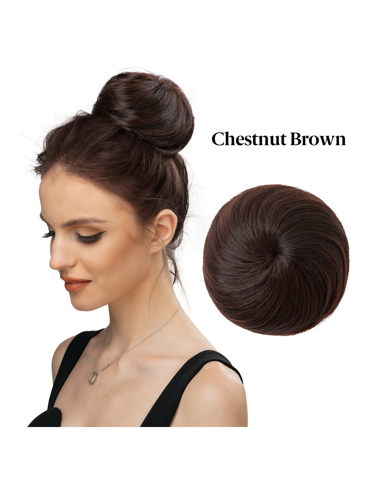 Pull-cord Bun Wig/hairpiece