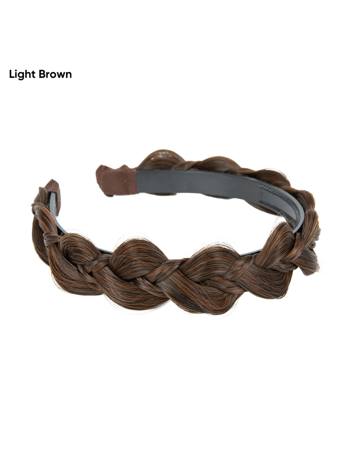 Braided Headband, Wide-brimmed Three-strand Sandwich Wig