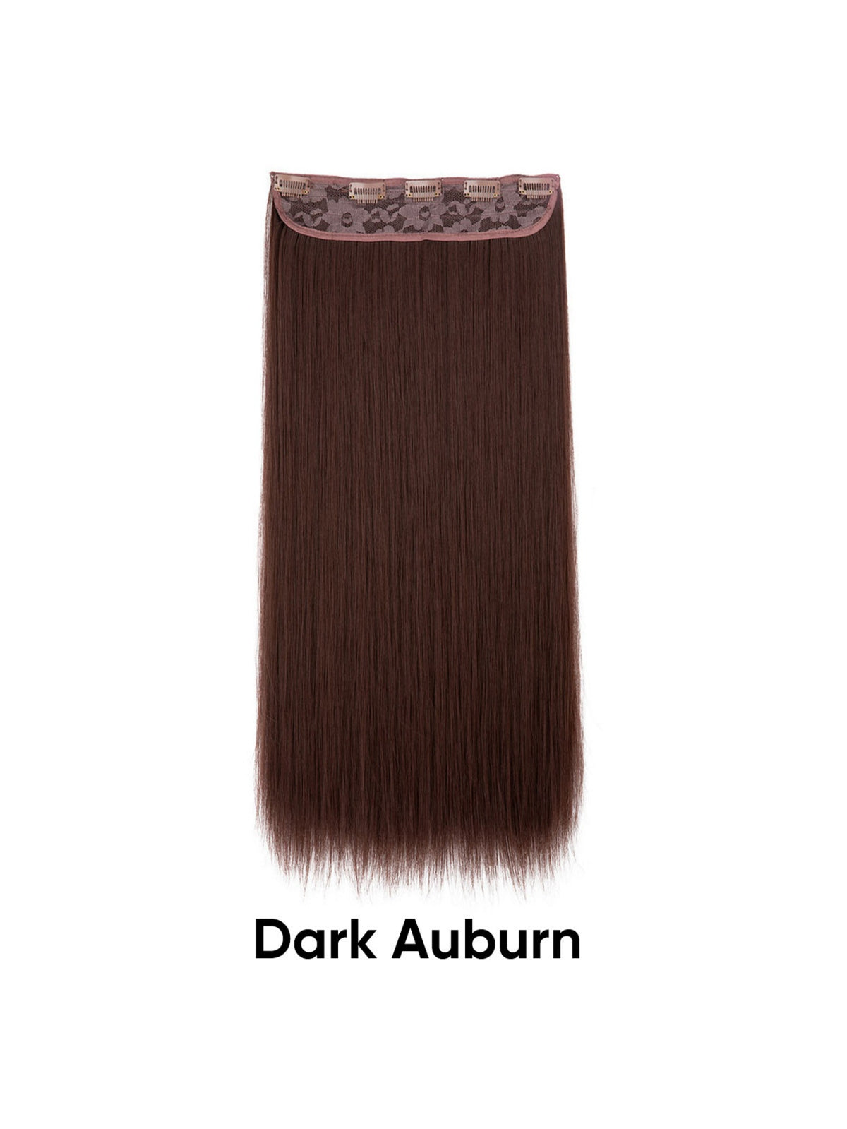 Seamless, Invisible, One-piece Long Straight Wig With Fluffy Hair