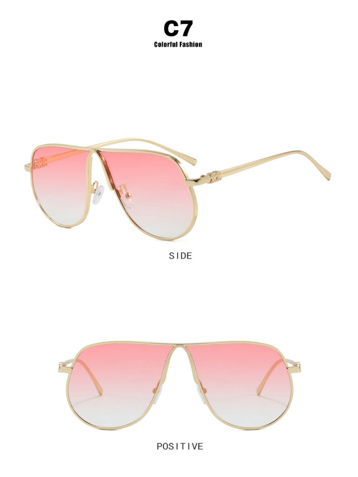 Full-rimmed Aviator Sunglasses