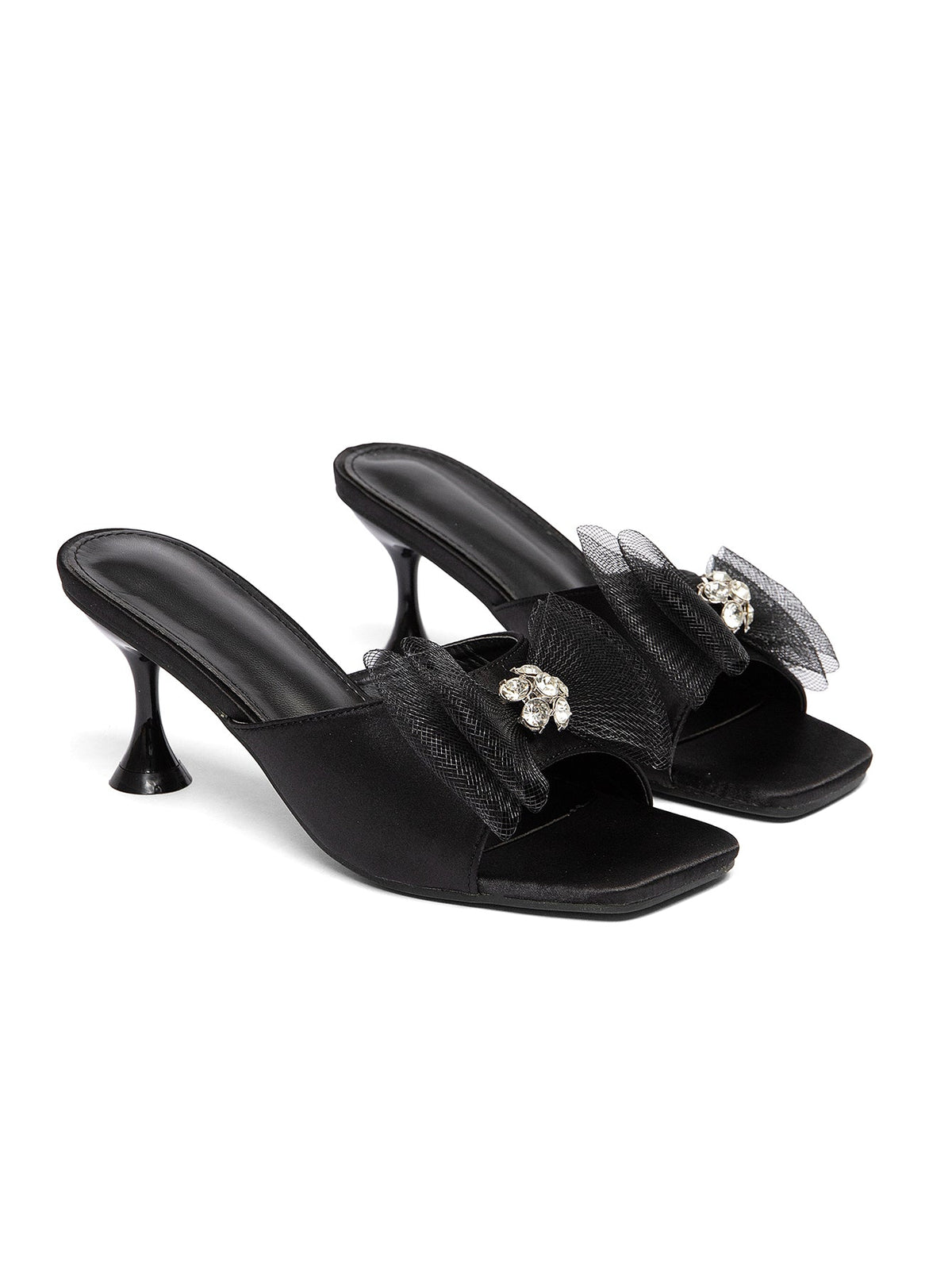 Bow-tie Women's High-heeled Sandals