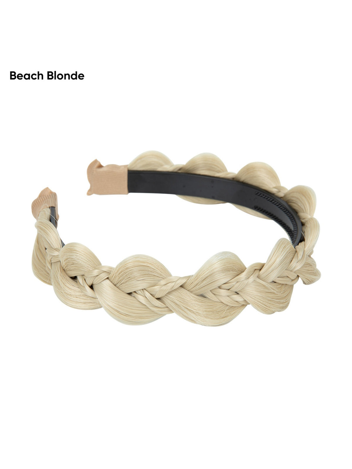 Braided Headband, Wide-brimmed Three-strand Sandwich Wig