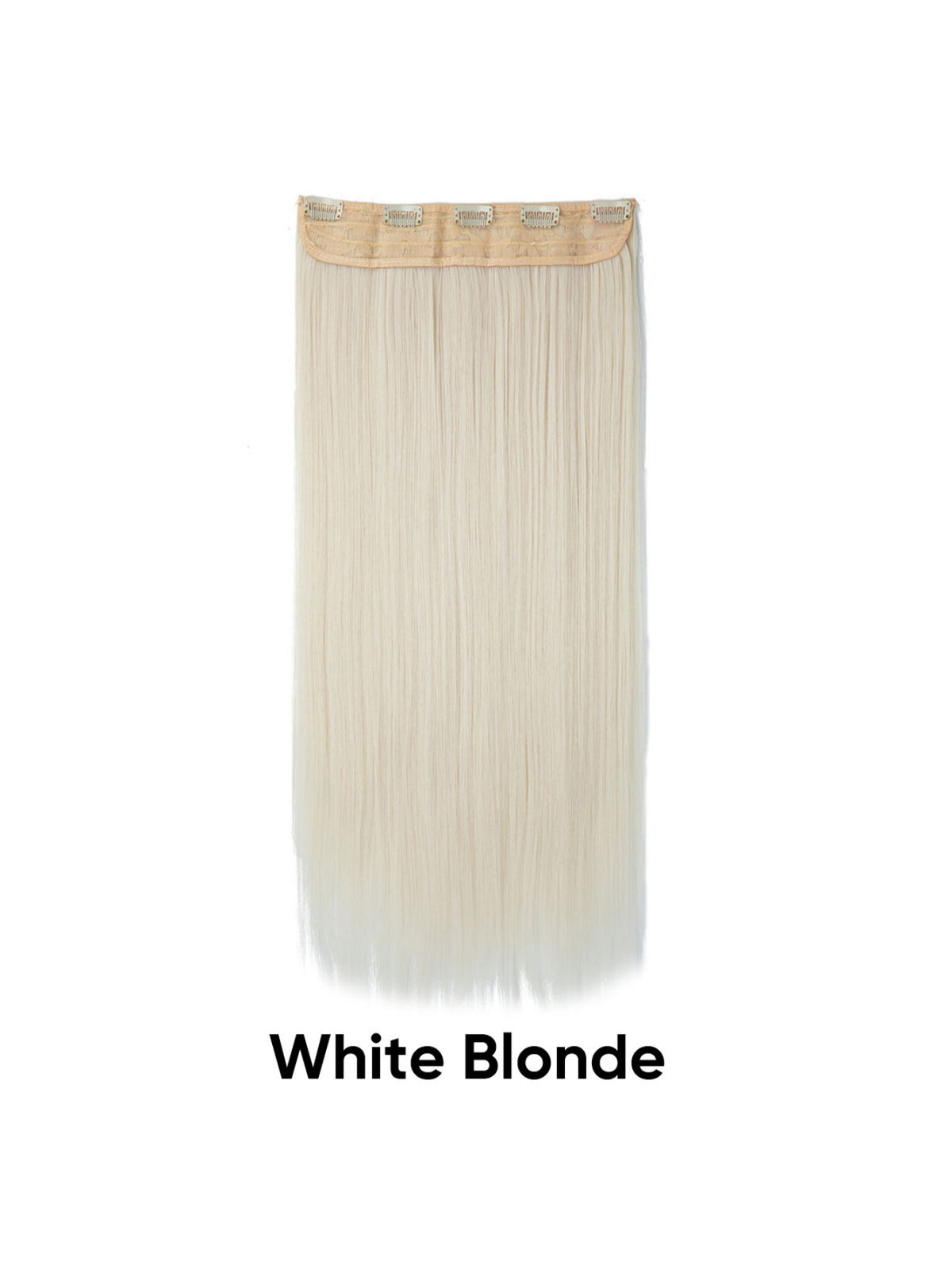 Seamless, Invisible, One-piece Long Straight Wig With Fluffy Hair