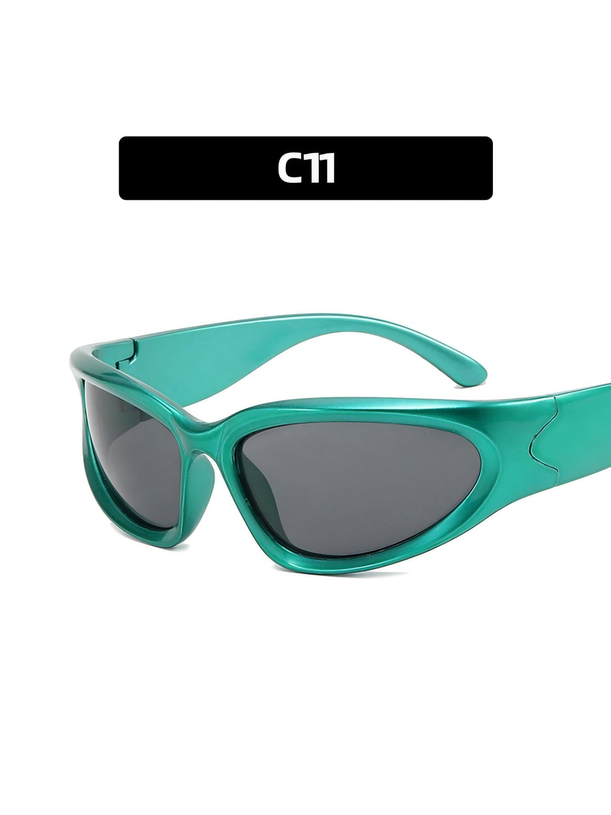 Lunettes de soleil futuristes punk