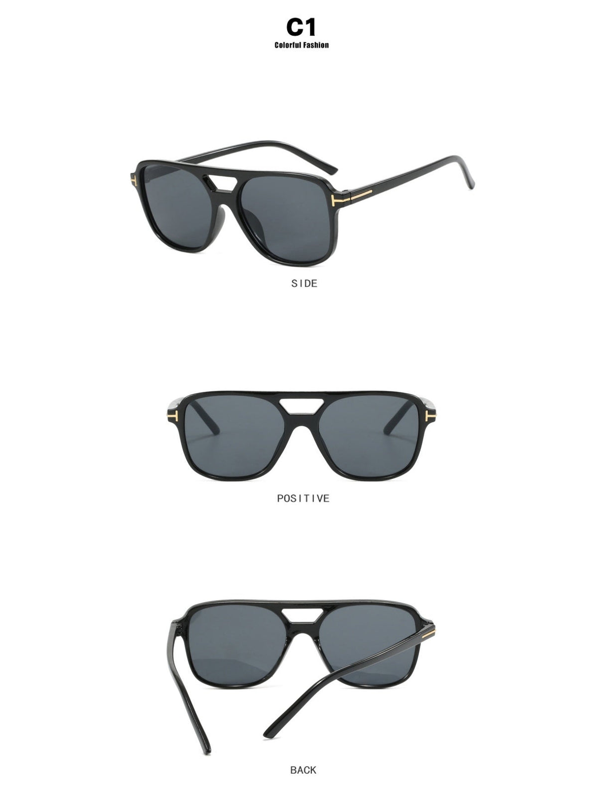 Doppelsteg-Sonnenbrille