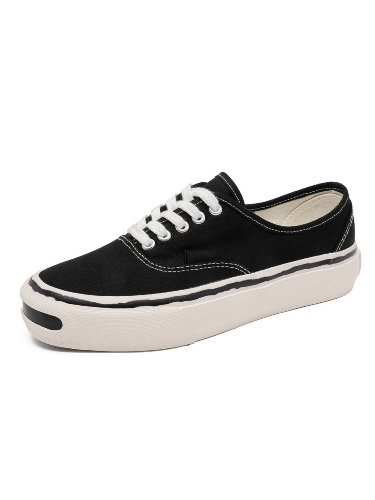 Color-blocked Canvas Shoes
