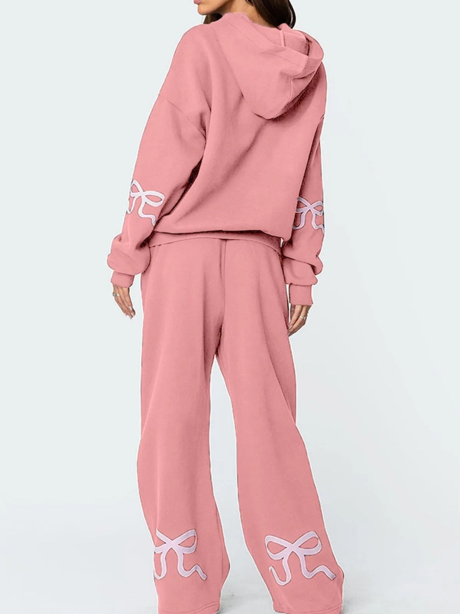 Liber Autumn Women's 3D Three-dimensional pattern 2-piece Sets