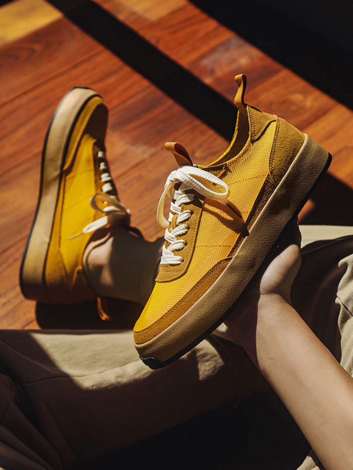 Canvas Color-blocked Sneakers