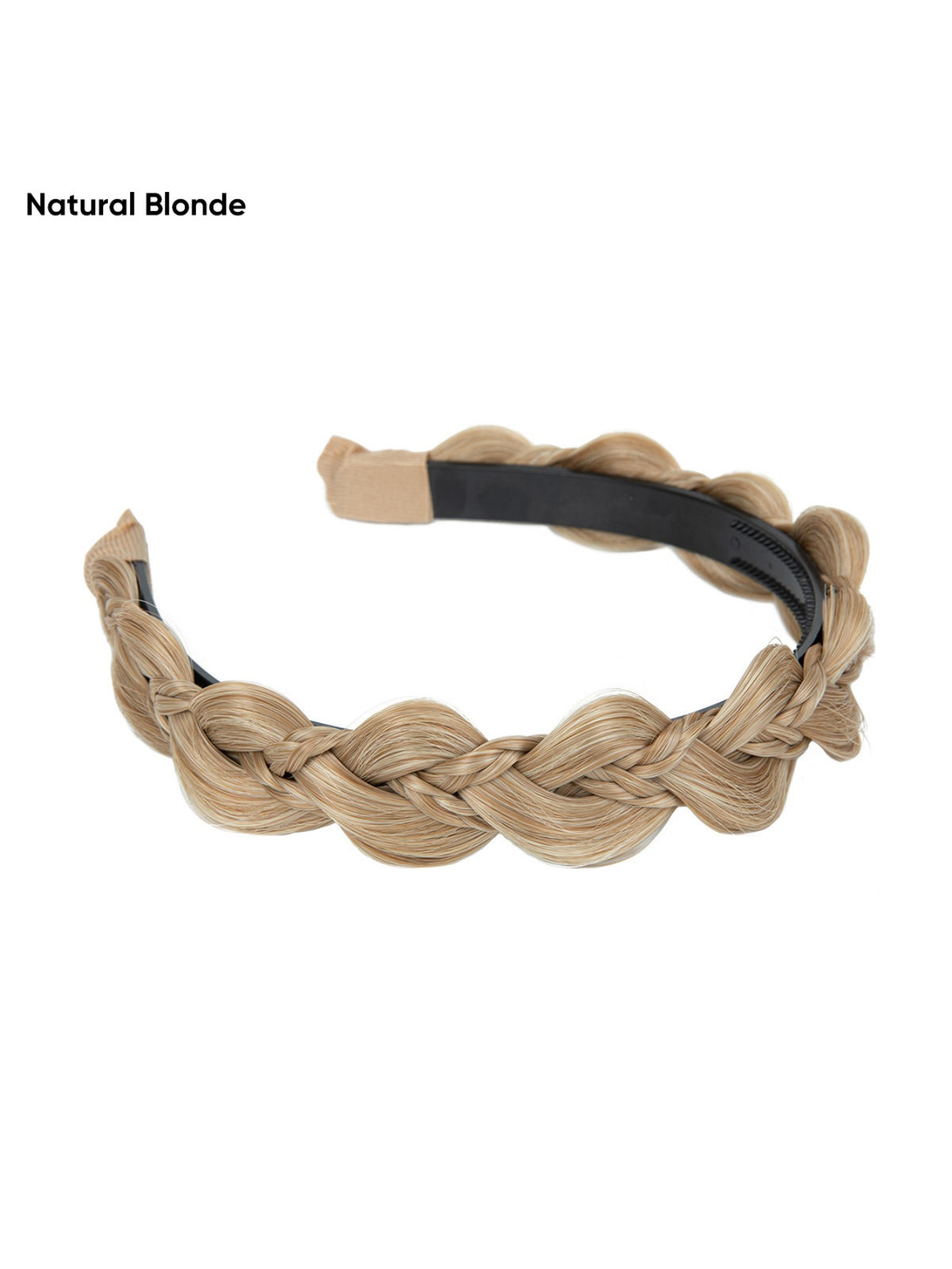 Braided Headband, Wide-brimmed Three-strand Sandwich Wig