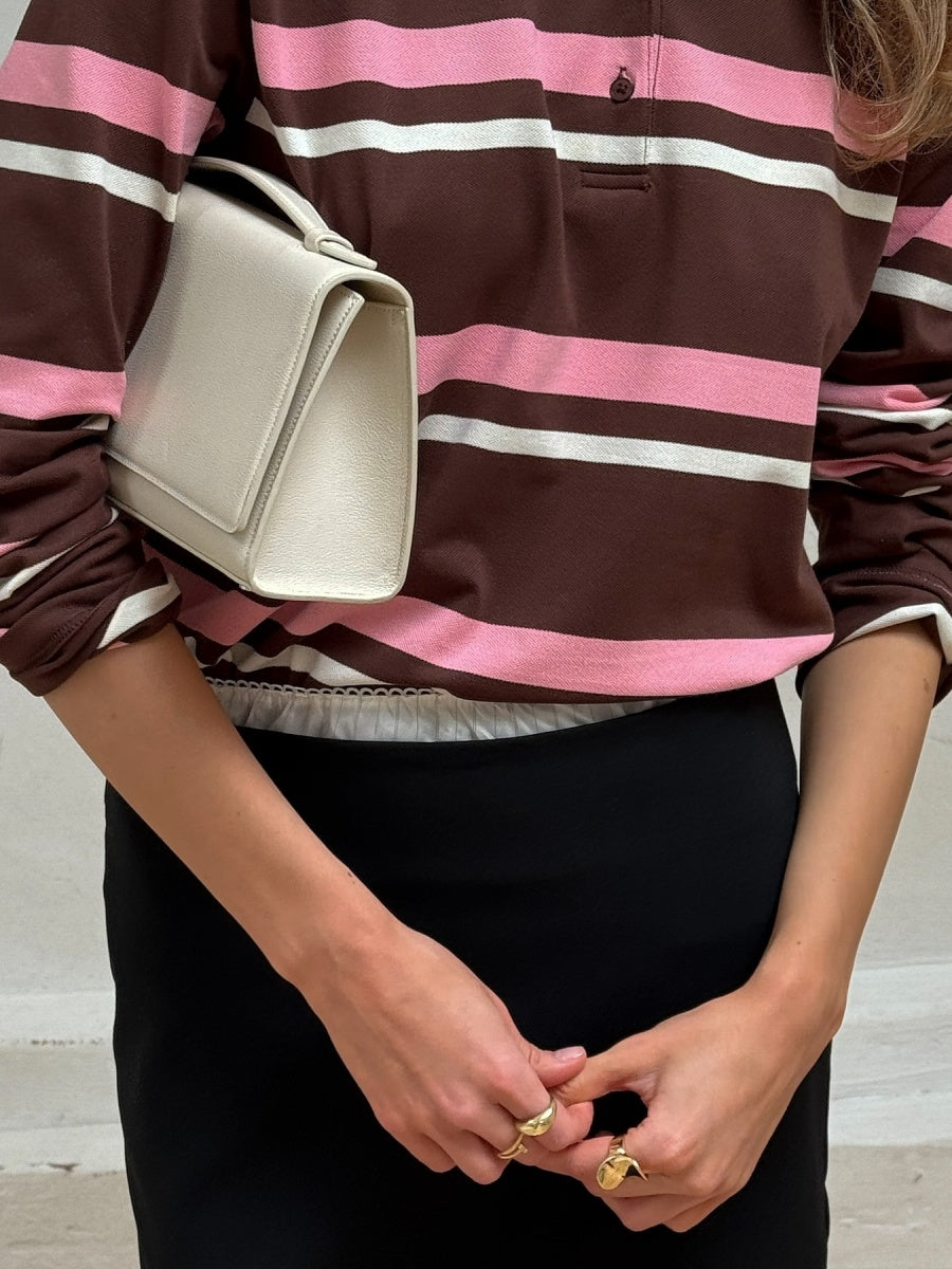 Liber Autumn Women's Stripes Polo T-shirts