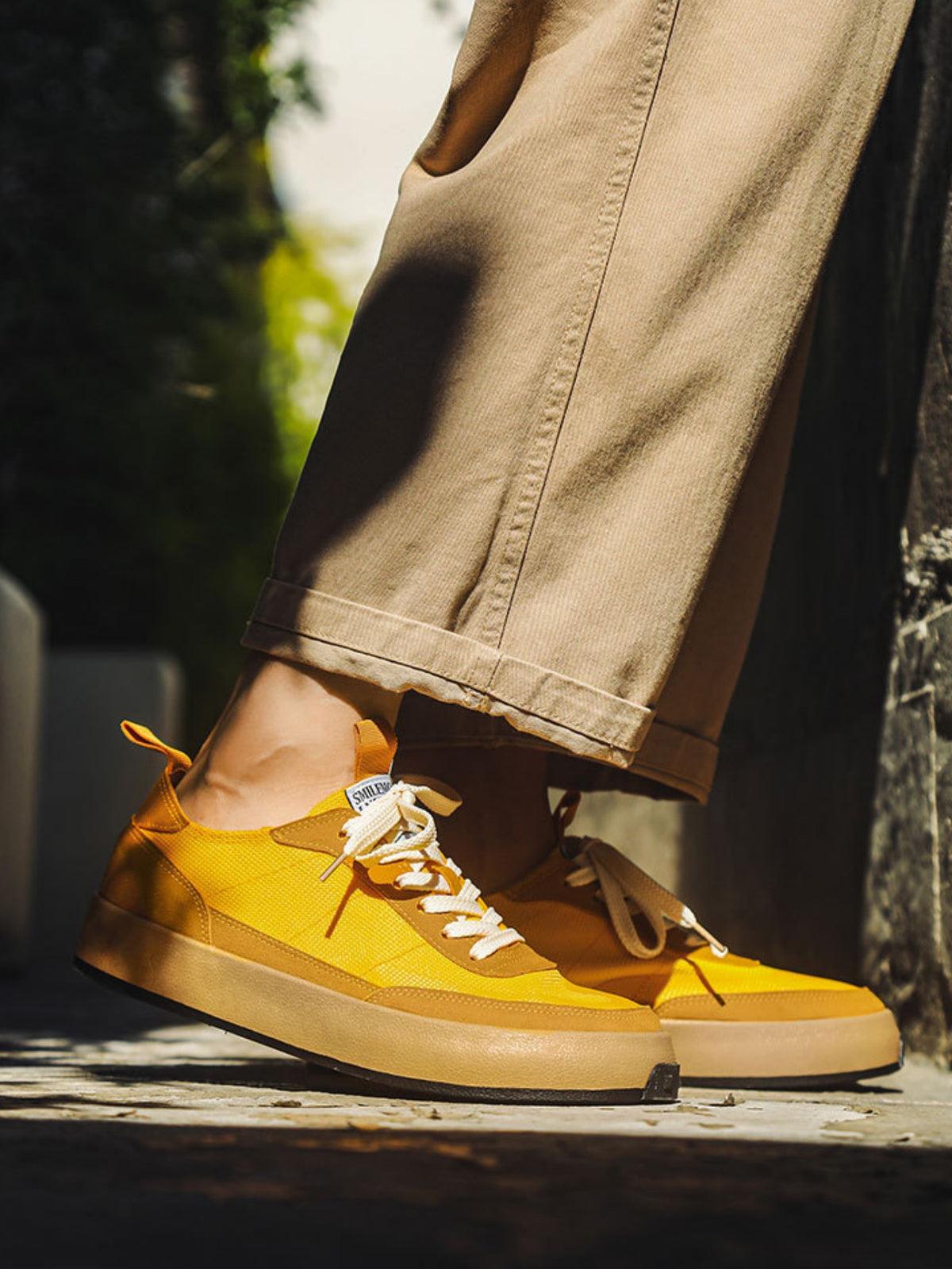 Canvas Color-blocked Sneakers