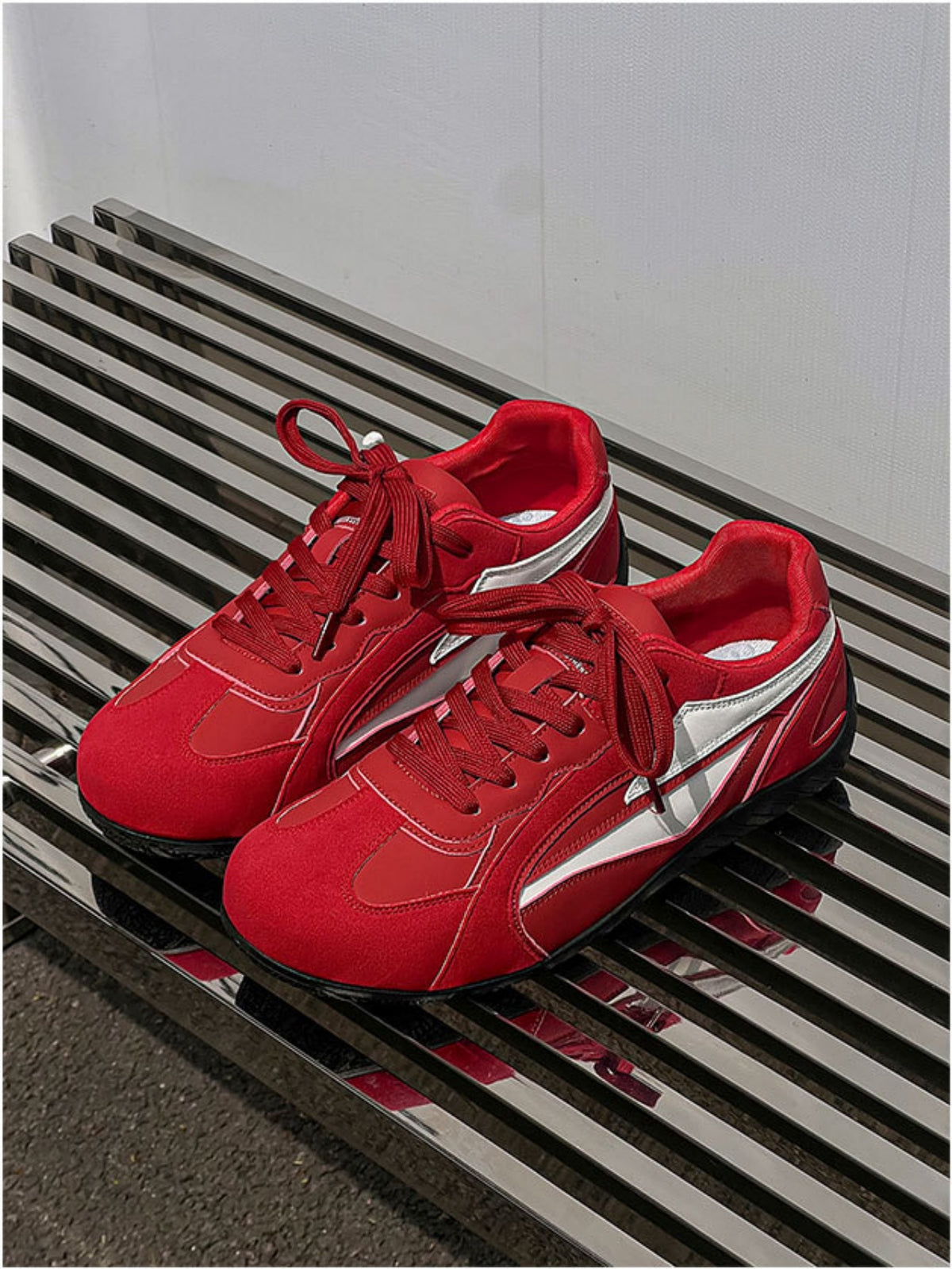 Color-blocked German Training Casual Shoes