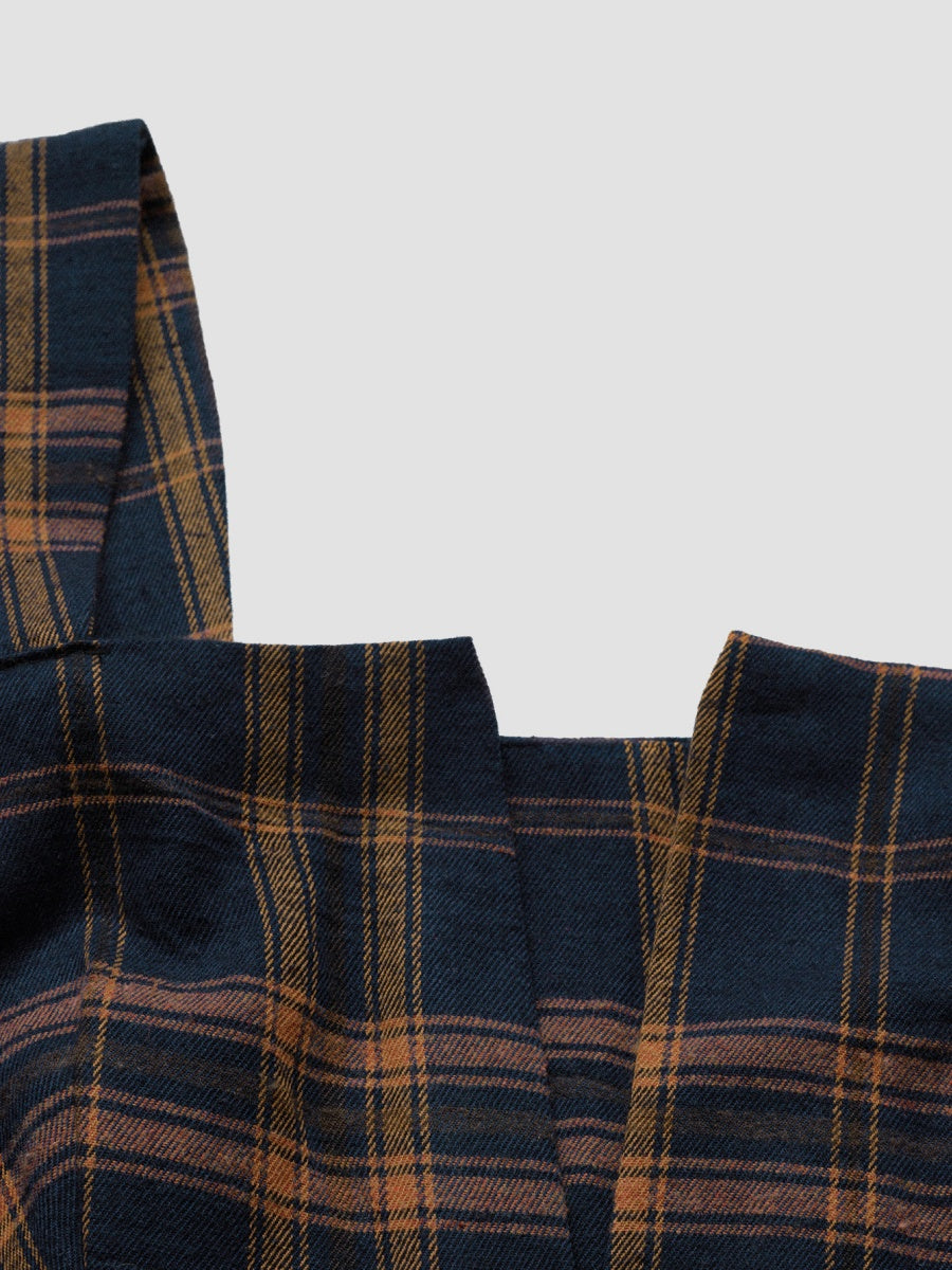 Plaid Camisoles Retro Waist Shaping Big Swing Midi Dresses