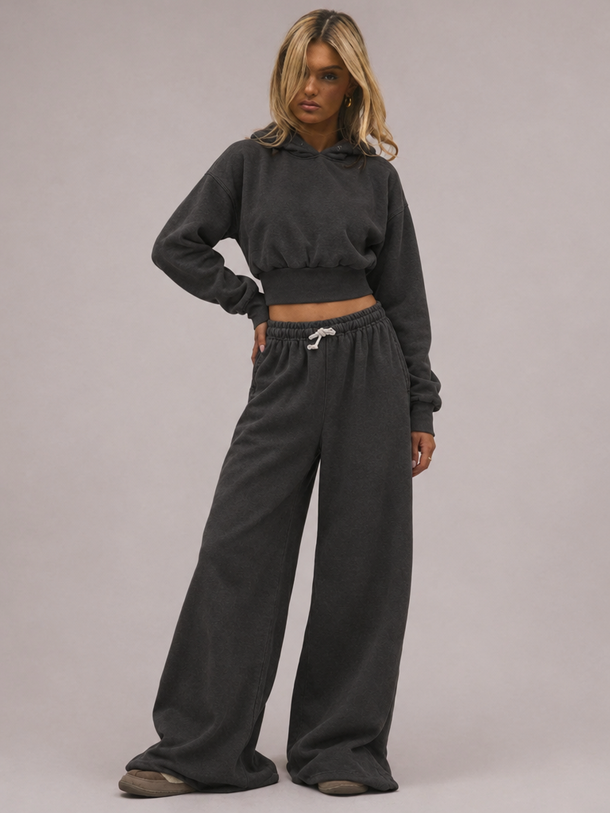 Sports Suit Women's Fashion Casual Sports Suit Straight Leg Pants Hoodie