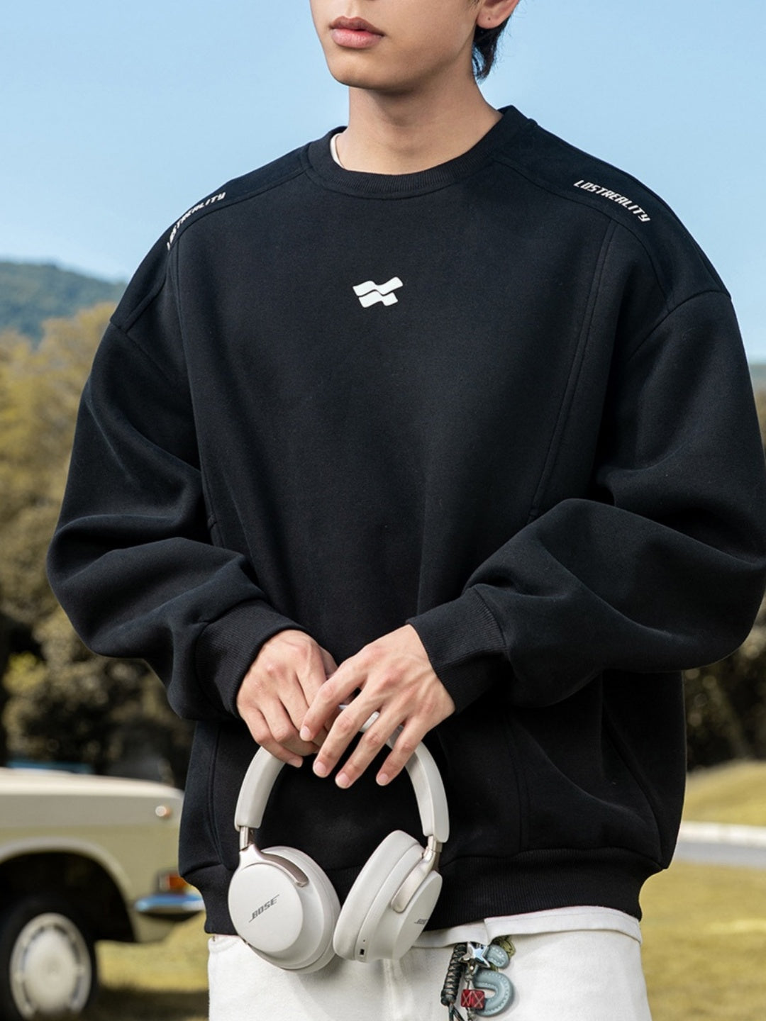 Liber Autumn Men's Letter Sweatshirts&Hoodies