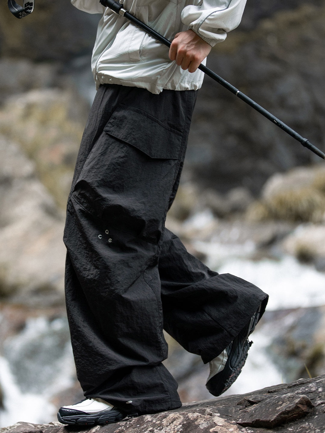 Liber Autumn Men's None Solid Color Pants