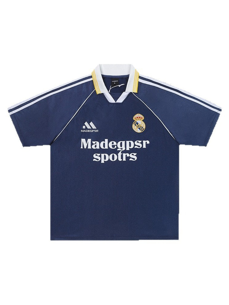 Campus Badge Embroidery Breathable Polo Shirts