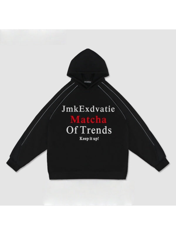 Liber Autumn Neutral wear Printed Letter Sweatshirts&Hoodies