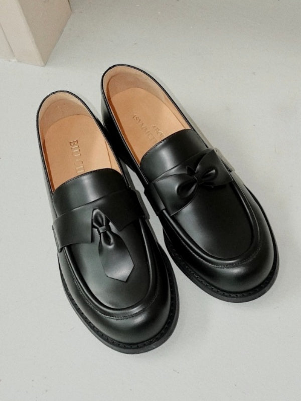 BIUCILI Paradox, The Same Style Worn By Karena Ng Original Designer College Women's Single Shoes, Leather Shoes, Loafers