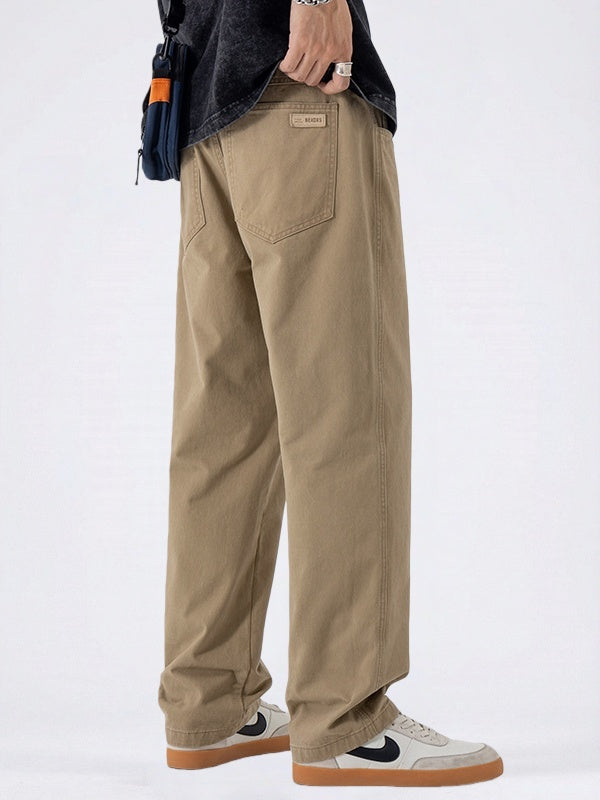 Cleanfit Loose-fit Straight-fit Cargo Trousers