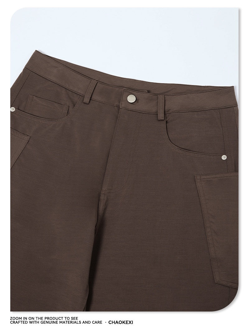 Retro Wide-leg Machete Cargo Trousers