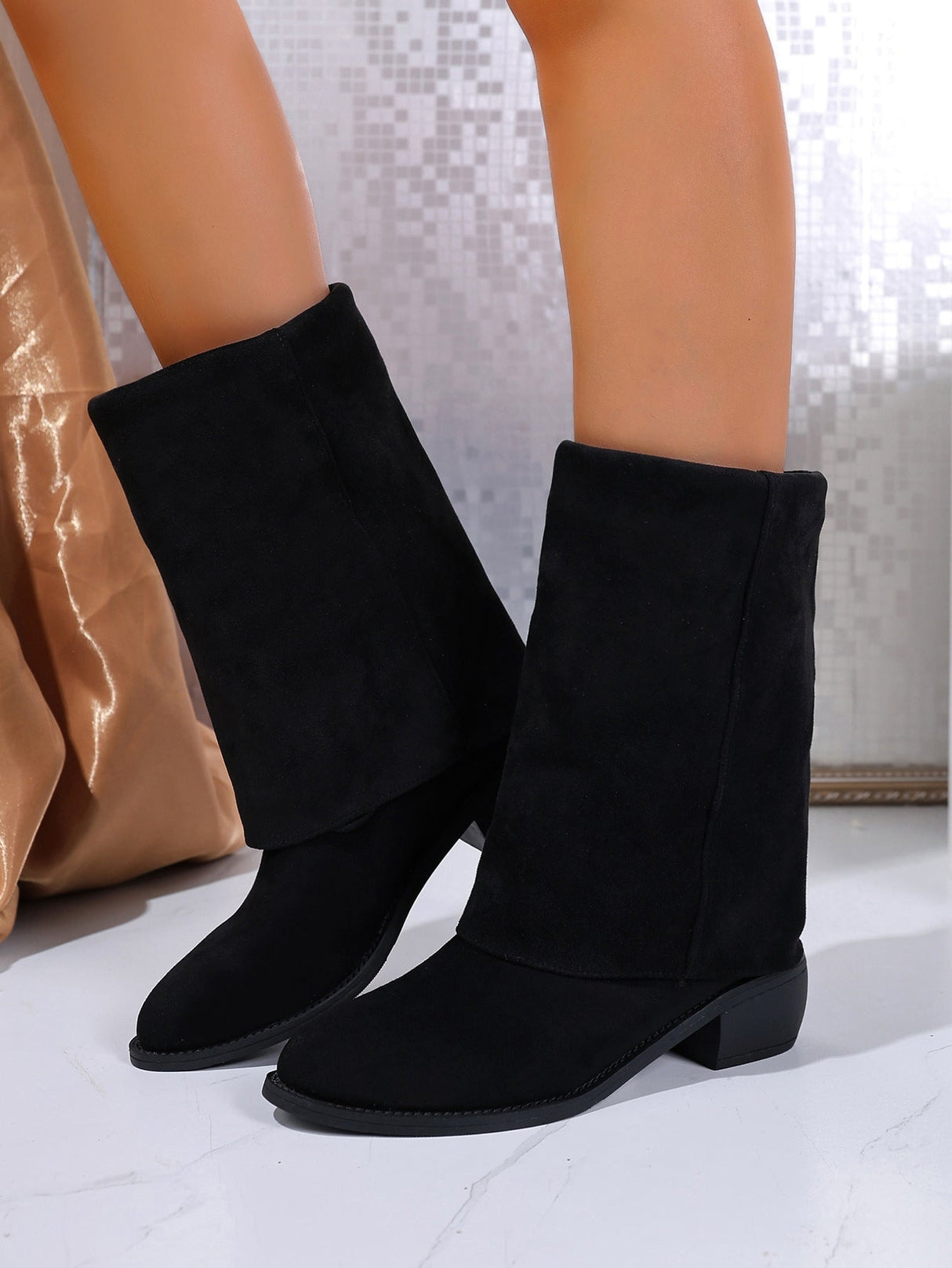 Women's Boots With Trouser Legs