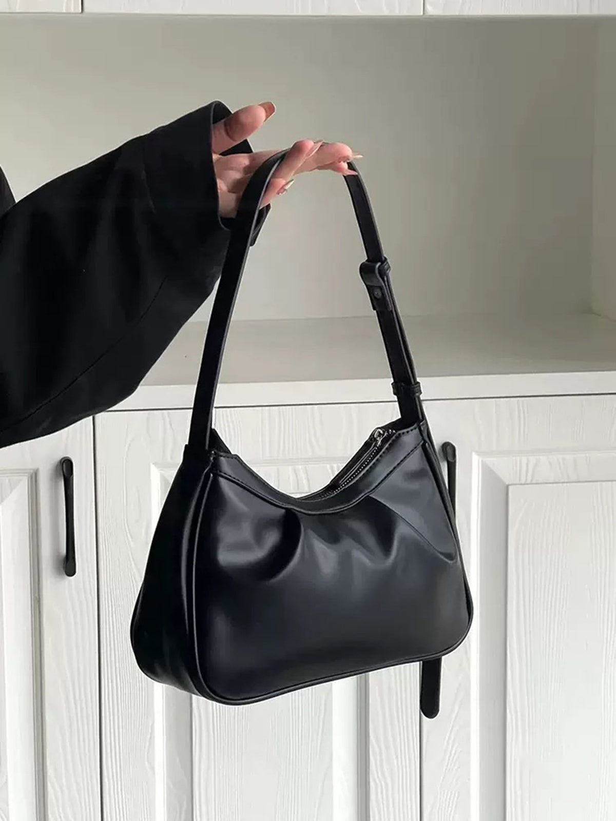Pleated Shoulder Bag
