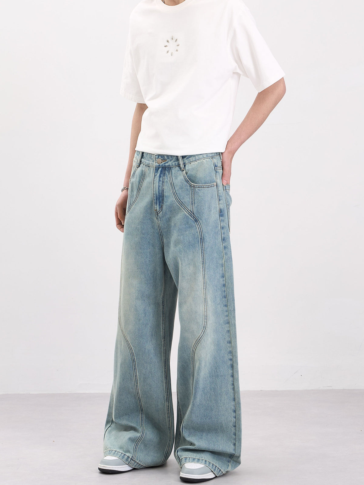 Deconstruction Type A Loose-fit Straight-fit Jeans