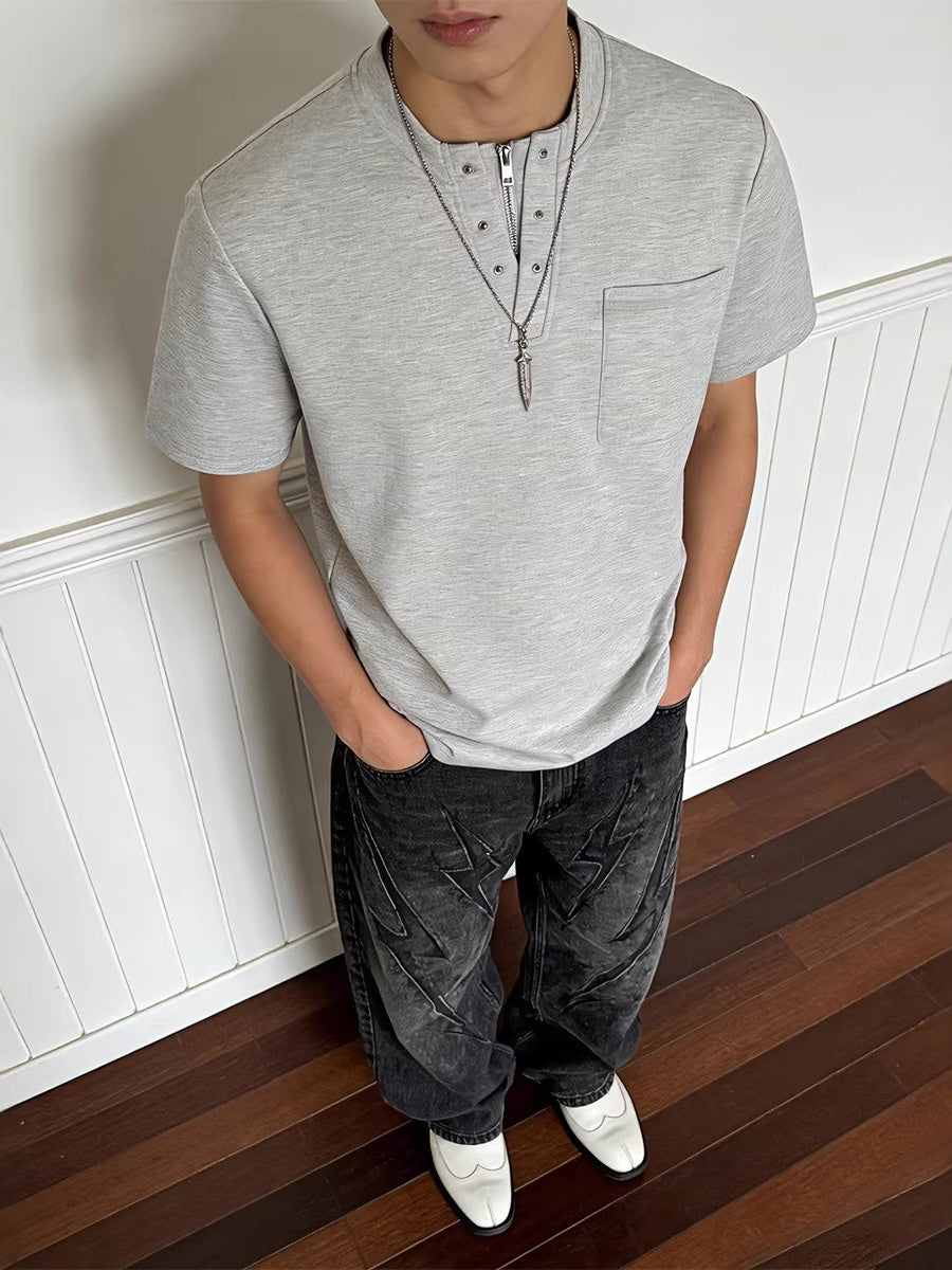 Cleanfit Minimalism Solid Color T-shirts