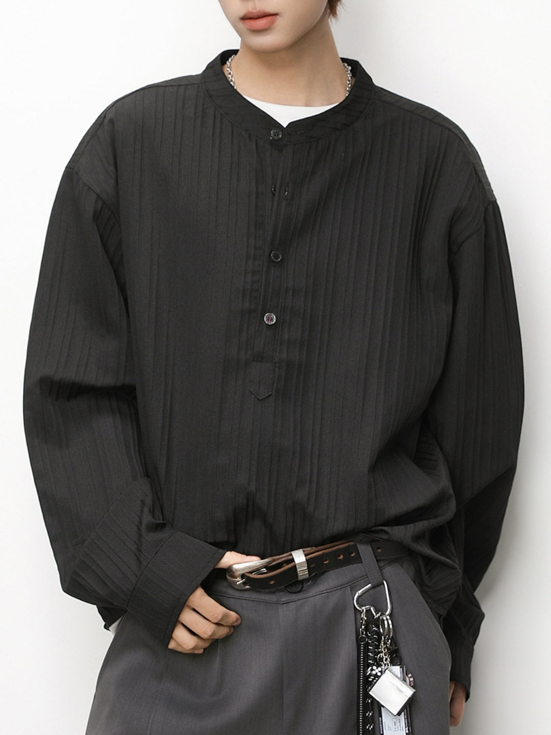 Old Money Style Vertical Stripes Shirts