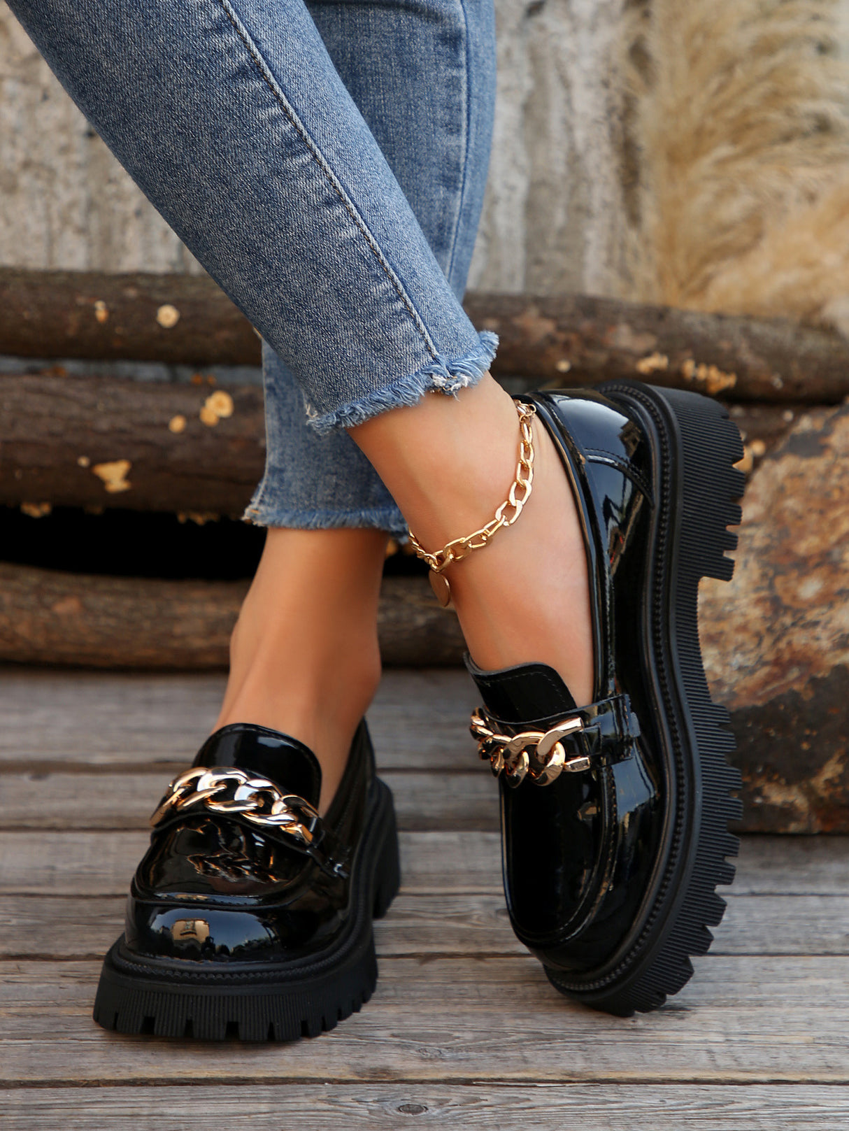 Slip-on Platform Loafers