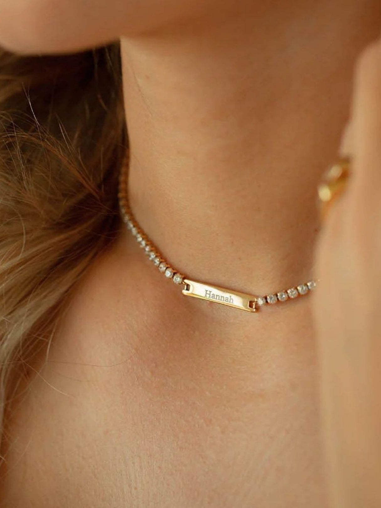 Rectangular necklace