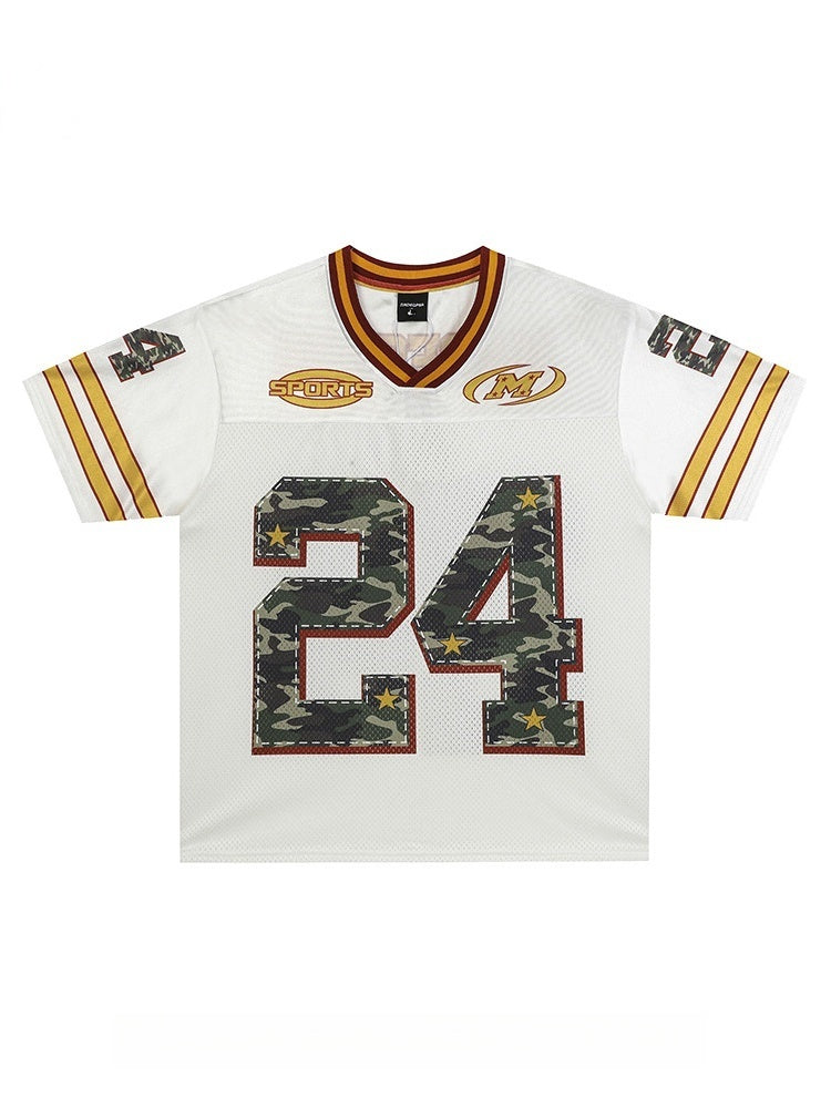 Camouflage Printed Ins T-shirts
