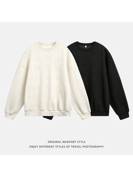 Liber Autumn Men's Solid Color Sweatshirts