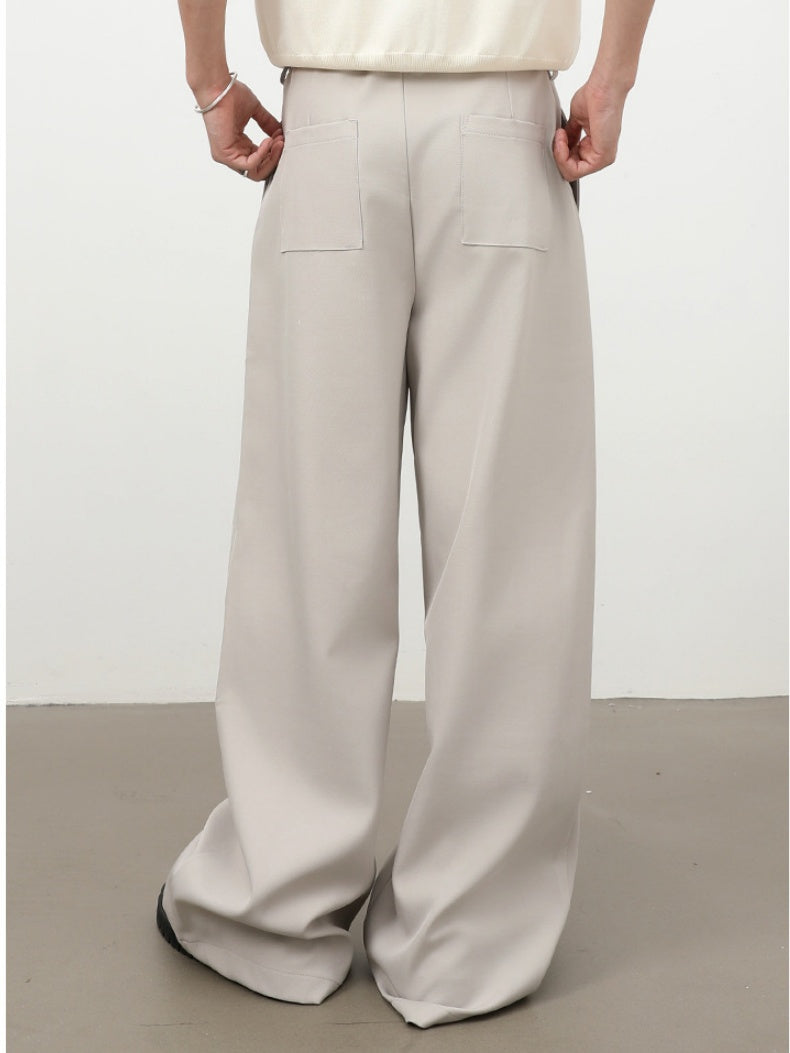 Classic Wide-leg A-shape Dress Pants Pants
