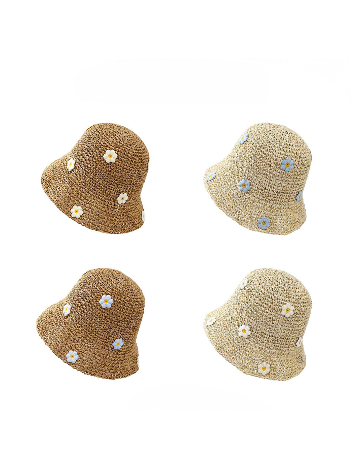 Little Flower Straw Hat