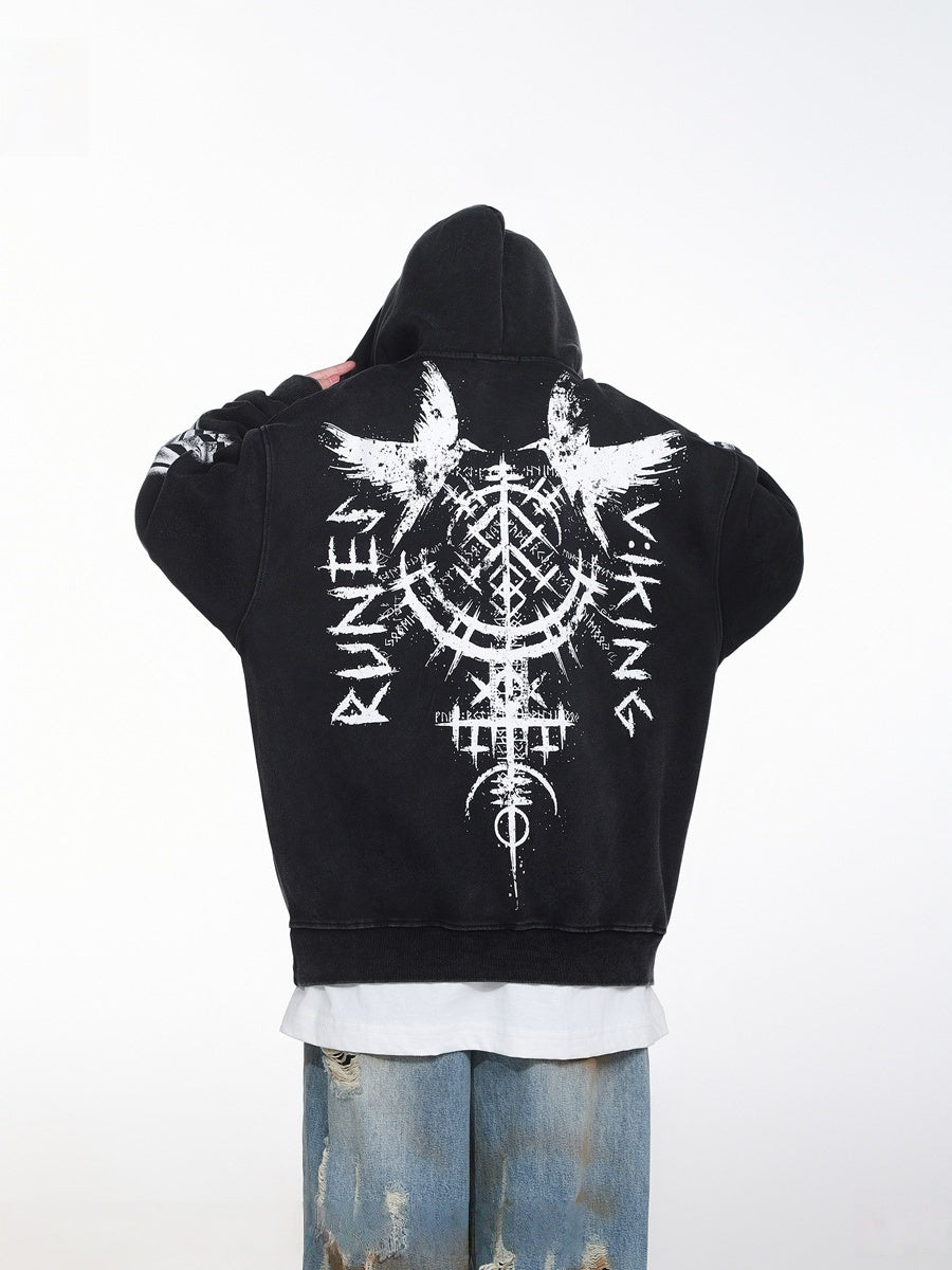 Liber Autumn Neutral wear Printed Letter Sweatshirts&Hoodies