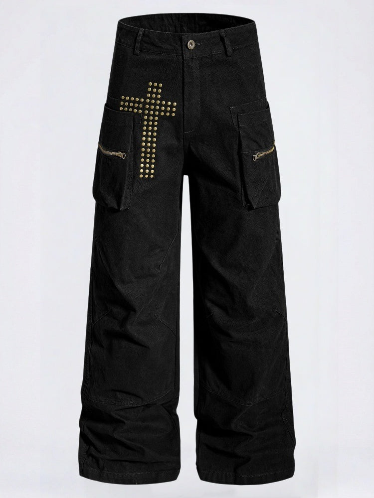 Vibe Cross Metal Orange Hippie Jeans