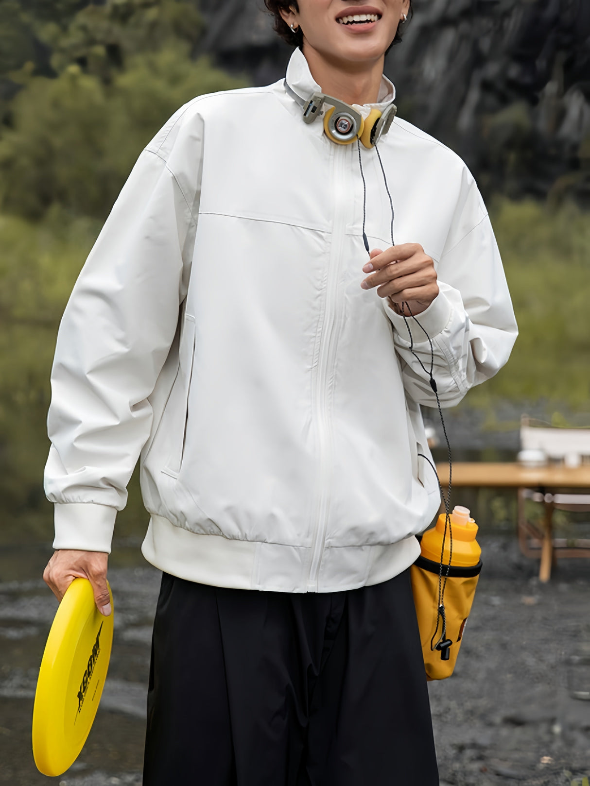 Outdoor Stand Collar Simplicity All-match Leisure Flight Jacket