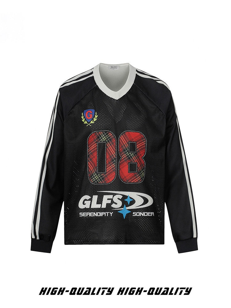 Liber Autumn Neutral wear Printed Letter T-shirts