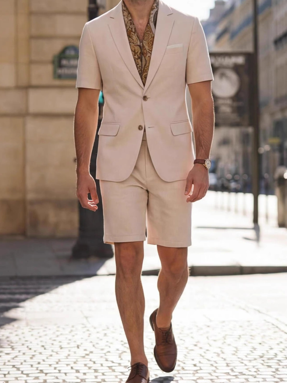 Leisure Gentleman Suit 2-piece Sets Set