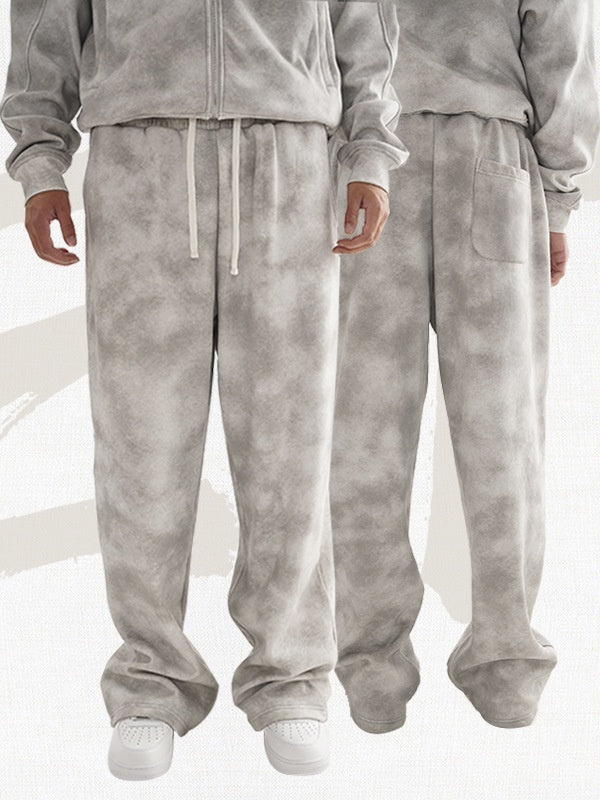Tie-Dye Grey Sweatpants
