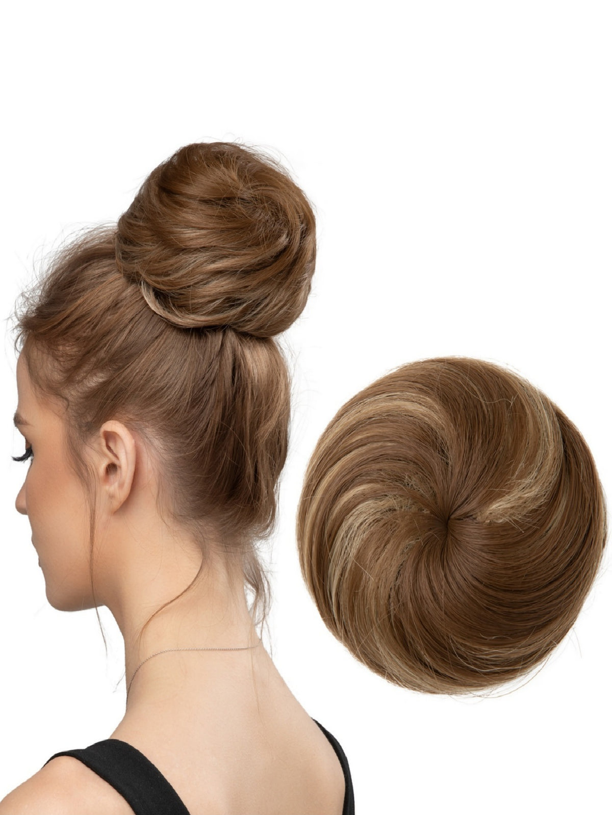 Pull-cord Bun Wig/hairpiece